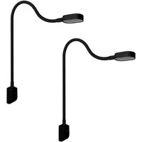 kalb Bettleuchte Ilios LED-Bettleuchte USB-C Wand- & Winkelmontage Flex Arm Dimmbar, Touch-Dimm-Schalter, Warmweiß