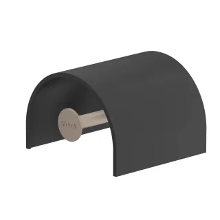 VitrA Origin Papierrollenhalter mit Abdeckung Wandmontage Breite 162 mm Nickel gebürstet,A4488834 A4488834