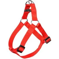 DUVO+ Hunde-Geschirr Nylon Step In Geschirr rot