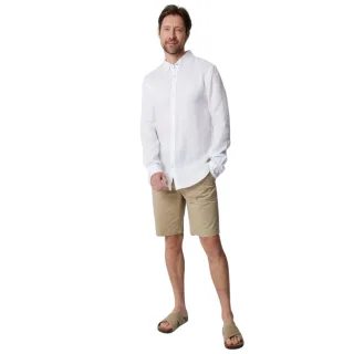 Saltwell Langärmeliges formelles Herren Oxford Hemd (Weiß)