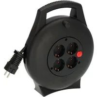 Brennenstuhl Vario Line Kabelbox VL2-X 4-fach H05VV-F3G1.5 Stromkabel, Typ F (Schuko), Typ F (Schuko) (1000 cm)
