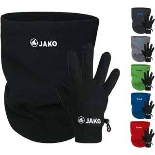 Jako Fleece Set / Neckwarmer + Handschuhe
