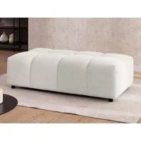 S-Style Möbel Polsterhocker Bubble mit Sitzfläche in Bubble-Optik aus weichem Strukturstoff (1 x Hocker), mit Wellenfederung