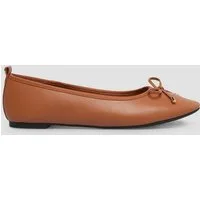 s.Oliver Ballerinas Ballerina Ballerinas mit Schleife und Leo-Print