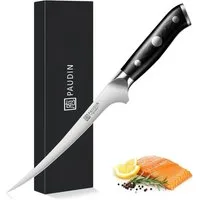 LuxusKollektion Fischfiliermesser Filetiermesser Fisch Edelstahl 14116 G10 Griff Filetiermesser 18 cm