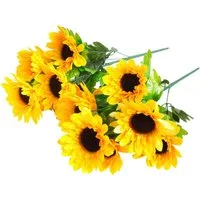 Kunstblume Sonnenblumenbusch Sonnenblume, Botanic-Haus, Höhe 46 cm