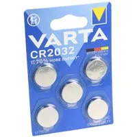VARTA Varta Batterie Lithium, Knopfzelle, CR2032, 3V Electronics, Retail Bl Knopfzelle, (3,0 V)
