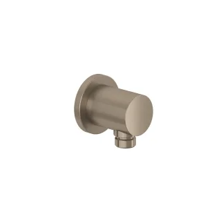 KLUDI NOVA FONTE Schlauchanschlussbogen PURISTIC eigensicher Stainless Brushed Nickel 20543N5-15