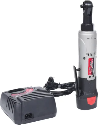 KS Tools 1-4'' Akku-Umschaltknarre, 34Nm, 220 U-min 10,8V, mit 1 Akku und 1 Ladegerät - 515.3501
