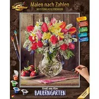 Schipper Malen nach Zahlen Meisterklasse Premium - Gruß aus dem Bauerngarten, Made in Germany