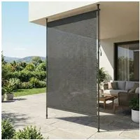TLGREEN Senkrechtmarkise Balkon ohne Bohren 120/150/200x270cm (Vertikalmarkise Außen mit Sichtschutz Sonnenschutz Windschutz) Klemmmarkise für Garten Terrasse Wetterfest
