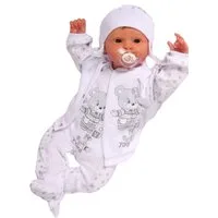 La Bortini Strampler, Jäckchen & Mütze Strampler Mütze und Hemdchen Set Baby Anzug 3tlg 44 50 56 62 68 74