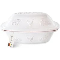 RÖMERTOPF Bräter Großer Bräter RUSTICO, für 6 Personen, Keramik (Set), antihaft