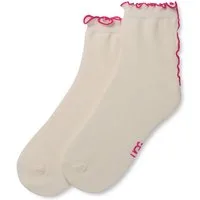 UGG Socken KARSYN LETTUCE EDGE QUARTER II (1-Paar) One Size 38-44 Strümpfe mit UGG-Markenlogo