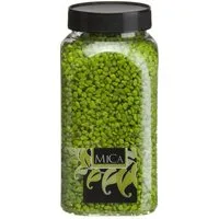Mica Decorations Dekosteine Mica Decorations Dekoration Granulat grün 650 ml 1