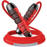 TUWENA Springseil 3m Springseil, Rutschfestes Trainingsseile mit 360°-Kugellager, Verstellbar Memory Foam-Griffe für Fitness & Ausdauer & Seilspringen