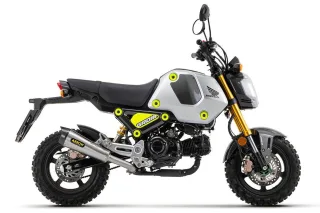 Sport Auspuff Arrow X-KONE Edelstahl Honda MSX 125 Grom Bj.2021-2024 JC92 EURO5 eintragungsfrei /ABE