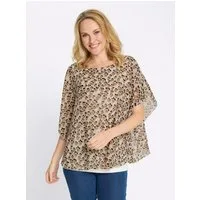 Sieh an! Klassische Bluse Schlupfbluse Kurzarm