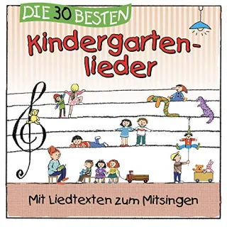 Die 30 besten Kindergartenlieder - Mit Liedtexten zum Mitsingen [Audio CD] Simone Sommerland Karsten & Kita-Frösche die Glück