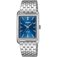 CASIO TIMELESS COLLECTION Quarzuhr MTP-B215D-2AVER, Armbanduhr, Herrenuhr, Edelstahlarmband, analog
