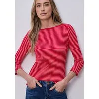 STREET ONE 3/4-Arm-Shirt mit U-Boot-Ausschnitt