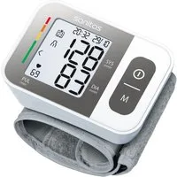 Sanitas Handgelenk-Blutdruckmessgerät SBC 15 für vollautomatische Messungen von Blutdruck und Puls, Medizinprodukt, inkl. Aufbewahrungsbox, 2 x 60 Speicherplätze