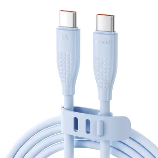 Toocki TQ-X82C3 5A PD100W Type-C to Type-C Cable PD Fast Charging Data Transmission Copper Core Line 1M Long for iPhone