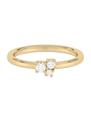 Diam Addict Ring 585 Gelbgold mit im Labor gezüchteten Diamanten