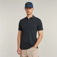 G-STAR Poloshirt Dunda Slim Fit Logostickerei auf der Brust