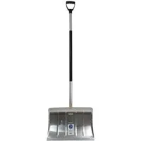 SHW Schneeschieber SHW Schneeschieber-Alu 50 cm mit Alukante und ergonomischem Stiel