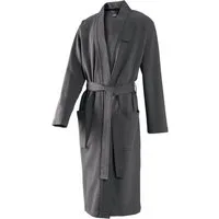 JOOP! Bademantel JOOP! LIVING - BADEMANTEL UNI PIQUÉ Herren-Kimono, Textil