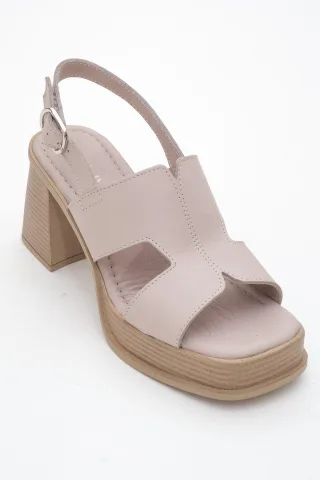 Zennia Leder Plateau Sandale (Women)