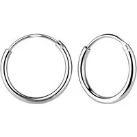 Monkimau Ohrring-Set 12mm Creolen 925 Silber, Hypoallergen
