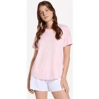 Skechers Funktionsshirt Women's Tshirt elastisches Material, aus Jersey, mit Rundhalsausschnitt, Kurzarm