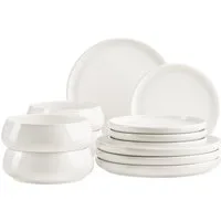 MÄSER Teller-Set Taya (12-tlg), 4 Personen, Porzellan