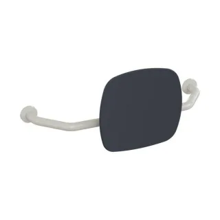 Hewi 801 Rückenstütze 801.51.917297 Wandabstand 230mm, Lehne anthrazitgrau, lichtgrau