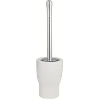 spirella WC-Garnitur OPERA, Toilettenbürste verchromt, Behälter aus hochwertigem Porzellan, zeitlos-klassische Form, elegante Glanz-Optik, Farbe weiß