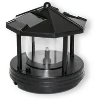 colourliving Gartenfigur Leuchtturm Ersatzkopf blinkend für Deko Solar Leuchttürme 50 und 80cm, für Leuchtturm Roter Sand 50 und 80cm, blinkend