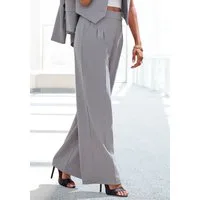 LASCANA Palazzohose mit weitem Bein aus weicher und leichter Webware Sommerhose im Business-Look, elegante Anzughose mit Taschen