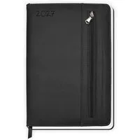 Trötsch Verlag Taschenkalender TRÖTSCH - Wochenplaner A5 mit Tasche Schwarz 2027