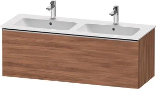 Duravit D-Neo Waschtischunterbau wandhängend Nussbaum Matt 1280x462x440 mm - DE4265070790000 DE4265070790000