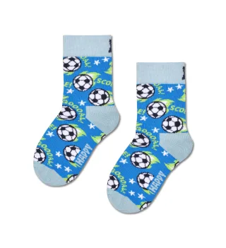 happy socks - Kids Football Sock Blau