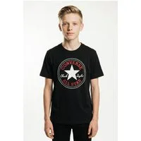 Converse T-Shirt CNVBN CHUCK PATCH TEE für Kinder, mit kurzen Ärmeln, aus Baumwolle, in normaler Passform