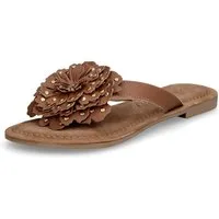 Lazamani Lazamani Damen Pantolette Kira braun Pantolette