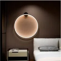 HOME DELUXE Wandleuchte RAYON, LED fest integriert, Individuell dimmbar & Memory-Funktion, Runde LED Wandlampe