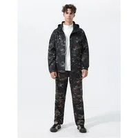 YOUTHUP Freizeitanzug, Herren winddichter, warmer Camouflage-Outdooranzug