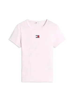 Tommy Hilfiger - T-Shirt Slim Fit pink - Gr. - S