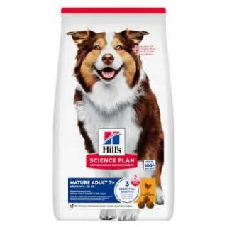 Hill's Science Plan Trockenfutter Hund, Medium Mature Adult, mit Huhn 18 kg