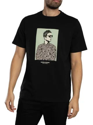Weekend Offender Camden Grafik-T-Shirt, Schwarz