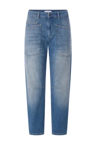 Rich & Royal - Blue Barrel pockets denim blue - Gr. - 32